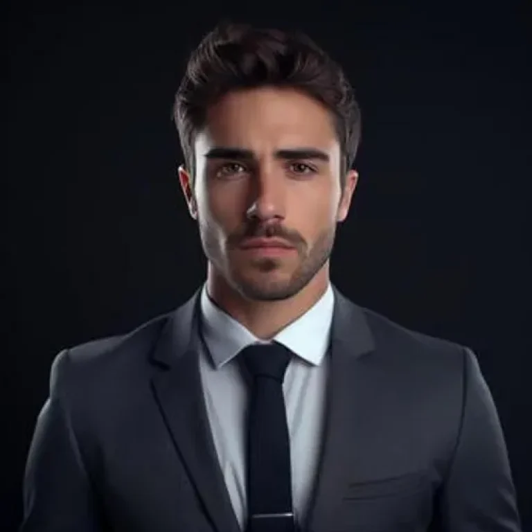 ai-generated-business-man-in-business-suit-facing-the-camera-free-photo