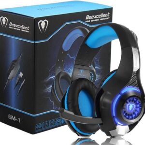 Beexcellent Gaming Headset with Mic for Xbox One PS4, Xbox One Headset, PS4 Headset, Over-Ear Gaming Headphones/Headset